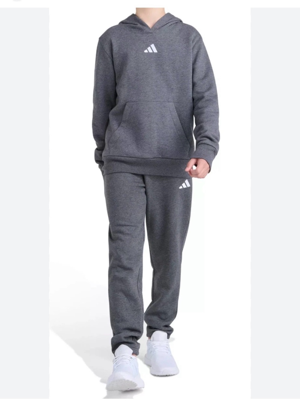 2 for $30 sale: Adidas dark gray sweatsuit - hoodie and sweatpants - L